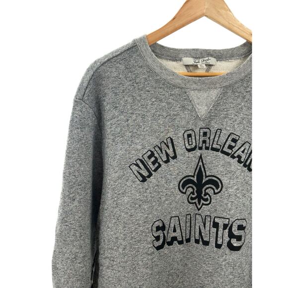 New‎ Orleans Saints NFL Junk Food Formation Fleece Grey Sweatshirt Men’s XL - Picture 3 of 7